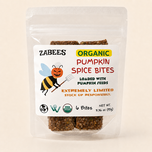 ORGANIC PUMPKIN SPICE BITES – Limited Seasonal Flavor
