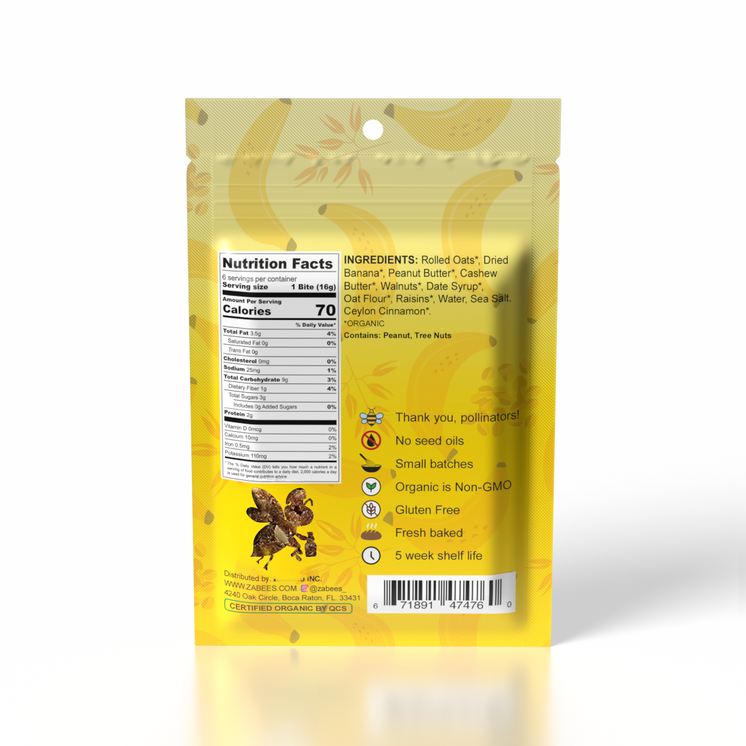 ORGANIC MONKEY BITES